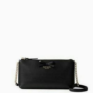 Kate Spade NWT Black Sawyer Street Declan Crossbody Purse‎